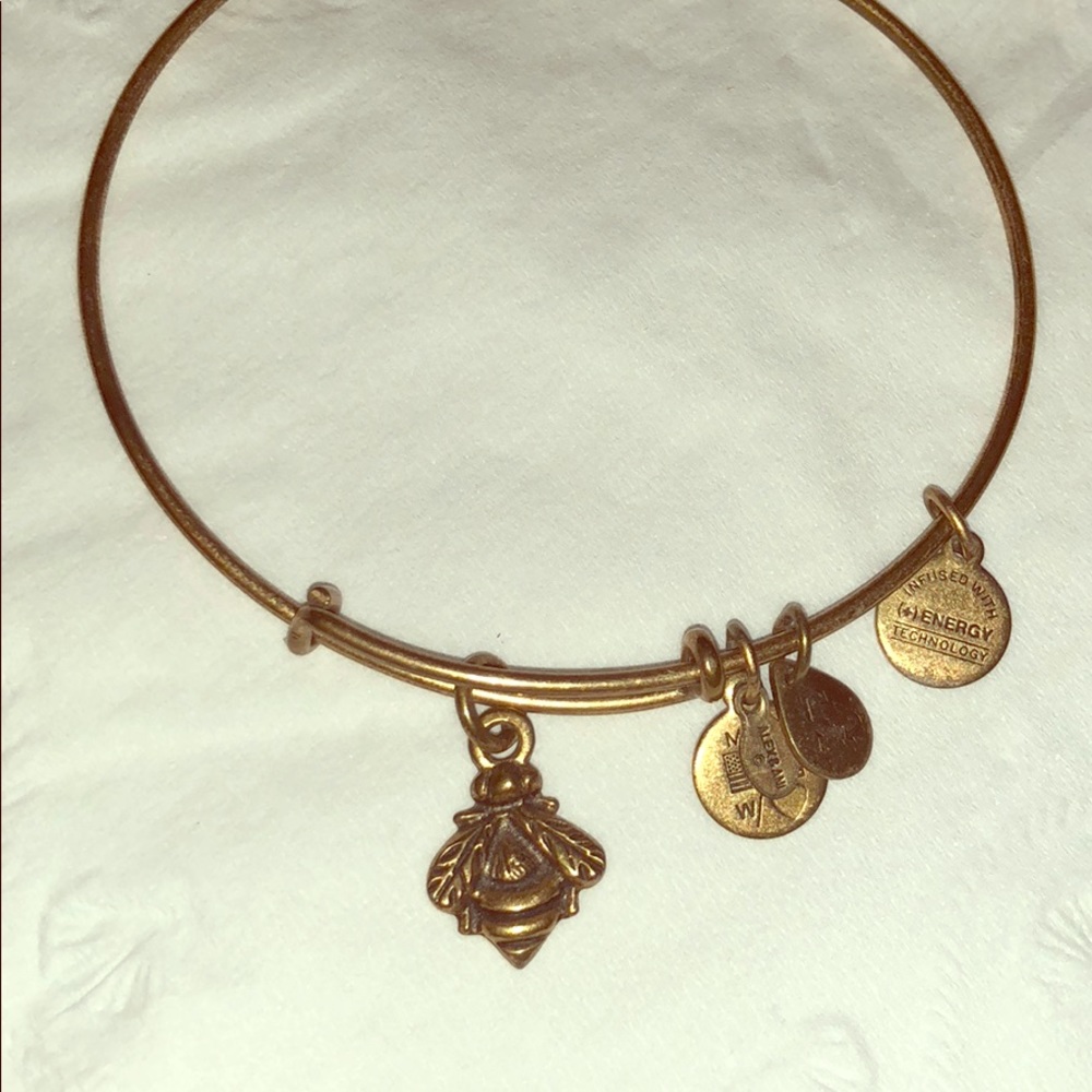 SALE Alex and Ani Bee Charm Bracelet